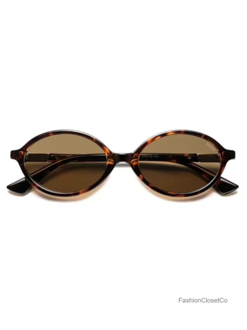 Retro Oval Polarized Sunglasses with UV400 Protection